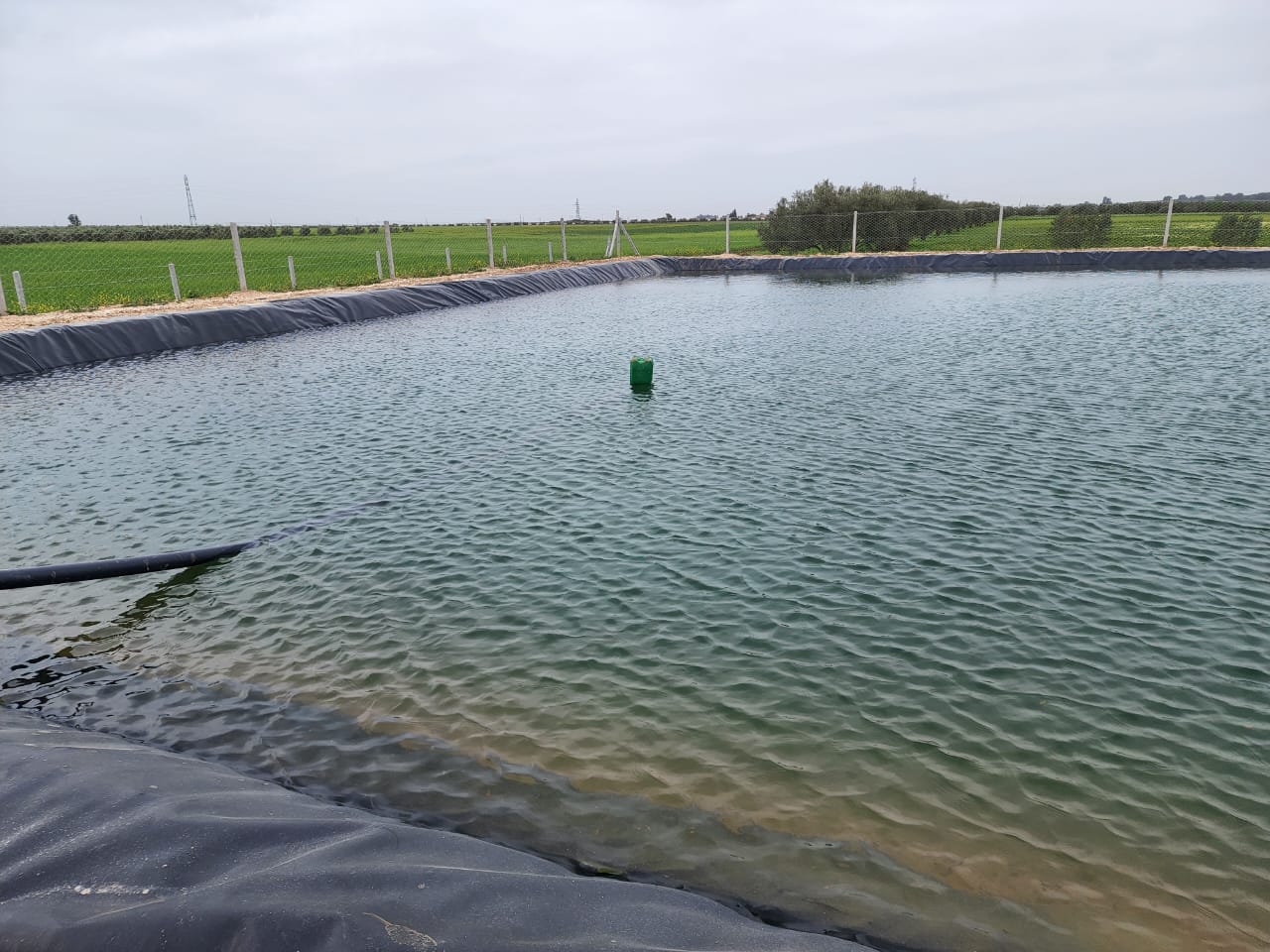 Réservoir d'eau terminé